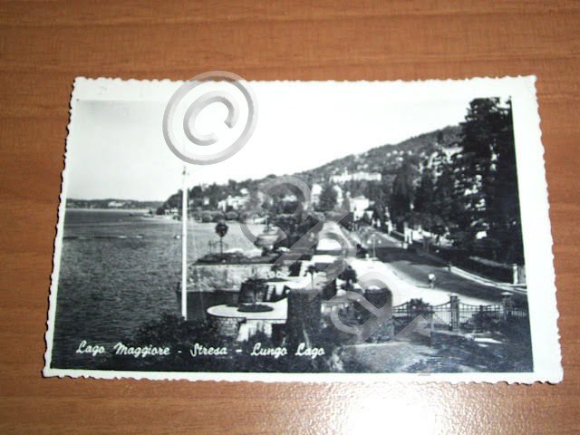Cartolina Lago Magiore - Stresa - Lungo Lago 1956