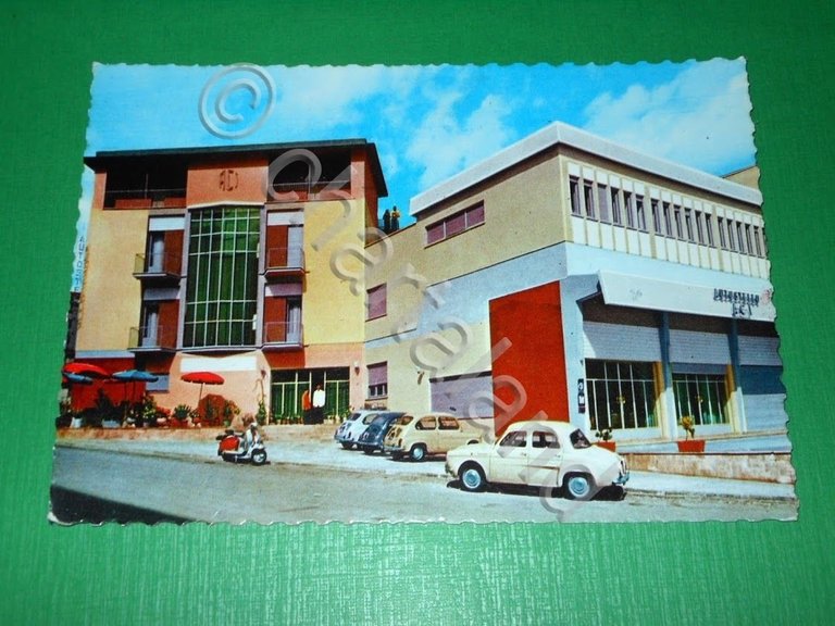 Cartolina Lagonegro ( Potenza ) - Autostello A.C.I. 1962
