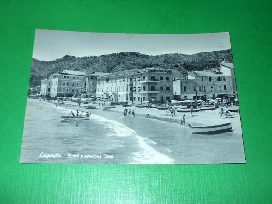 Cartolina Laigueglia -- Hotel e Pensione Nesi -- 1950 ca.