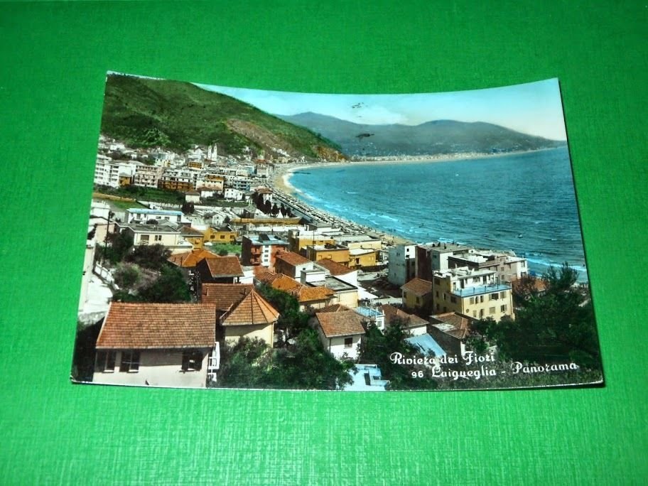 Cartolina Laigueglia - Panorama 1958.