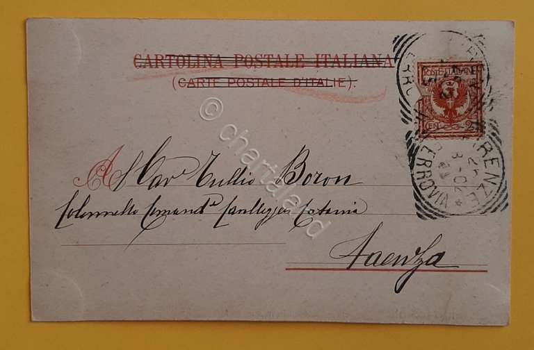 Cartolina Lancieri Vittorio Emanuele - 1902