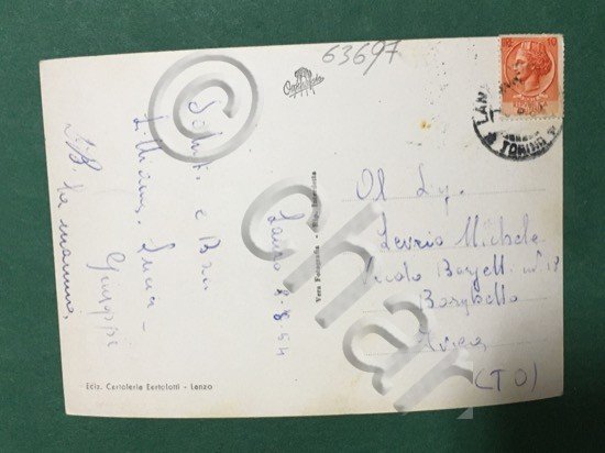 Cartolina Lanzano Torinere - Costume e Ponte del Diavolo - …