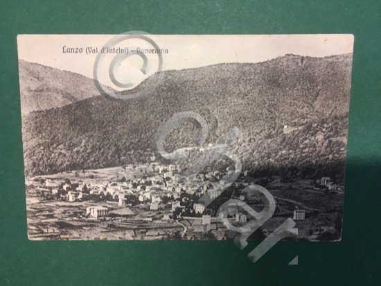 Cartolina Lanzo - Val D'Intelvi - Panorama - 1930 ca.