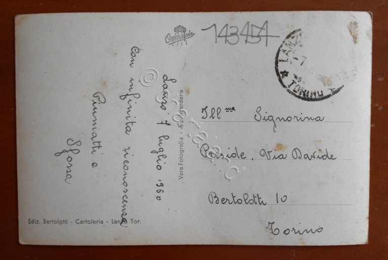 Cartolina Lanzo Torinese m. 515 - Collegio Don Bosco - …
