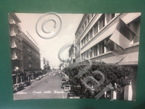 Cartolina Latina - Corso Della Repubblica - 1950ca.