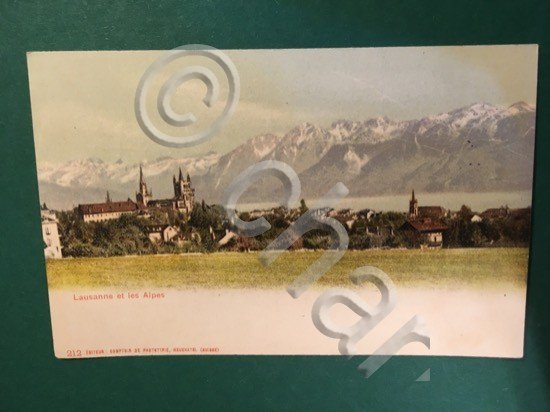Cartolina Lausanne Et Les Alpes - 1930