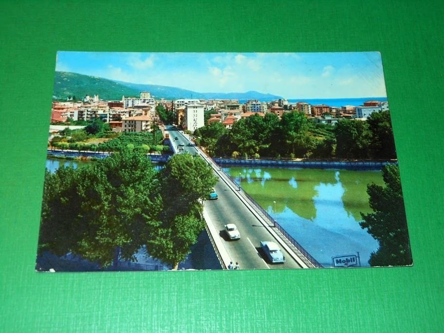 Cartolina Lavagna - Panorama dall'Entella 1964.