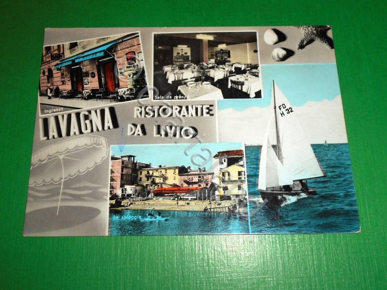 Cartolina Lavagna - Ristorante Da Livio 1960 ca.