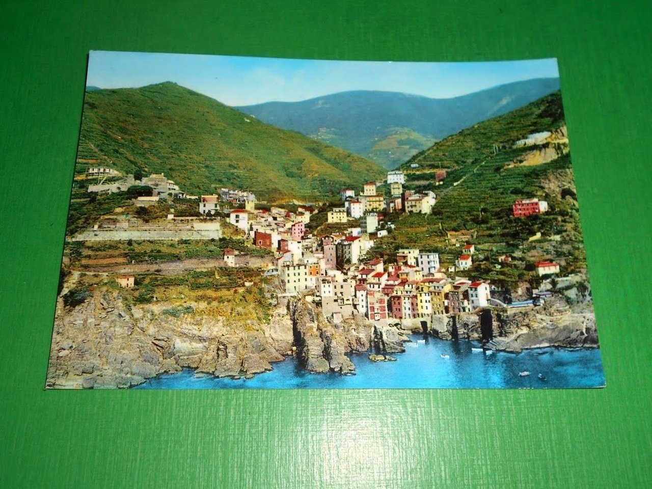 Cartolina Le Cinque Terre - Riomaggiore - Panorama dall' aereo …
