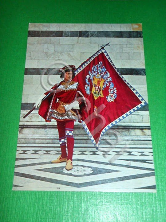 Cartolina Le Storiche Contrade di Siena - Paggio Maggiore della …