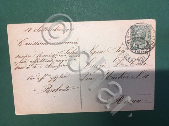 Cartolina Lecce - Duomo E Palazzo Vescovile - 1912