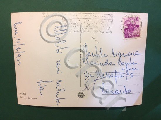 Cartolina Lecce - Rione S. Rosa - Via Indipendenza - …