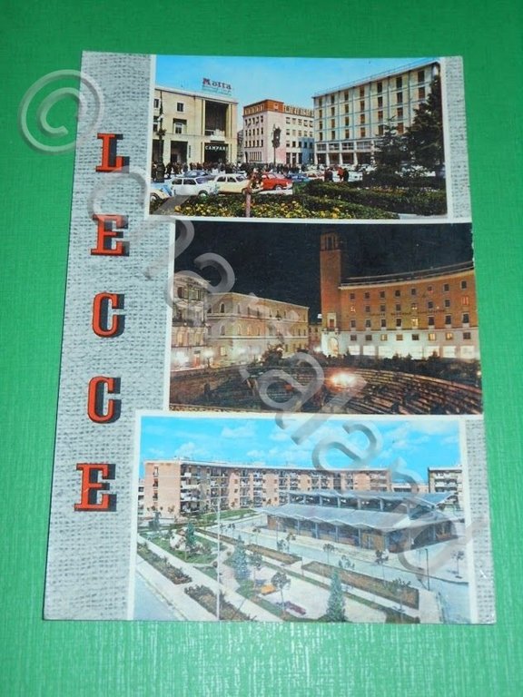 Cartolina Lecce - Vedute diverse 1963 | Immagine Gallery 2