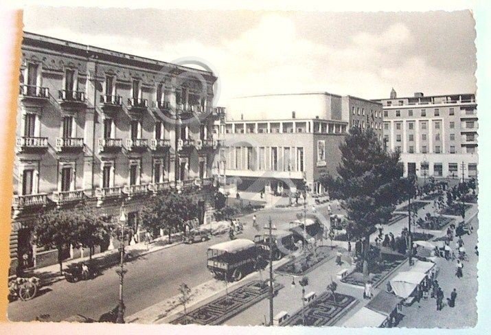 Cartolina Lecce - Via G. Marconi 1965.