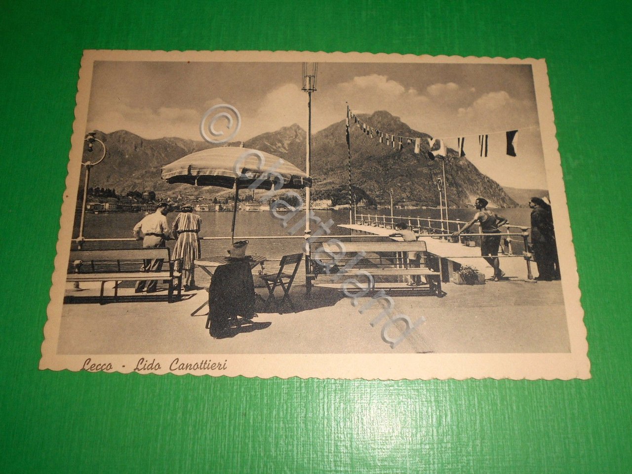 Cartolina Lecco - Lecco - Lido Canottieri.
