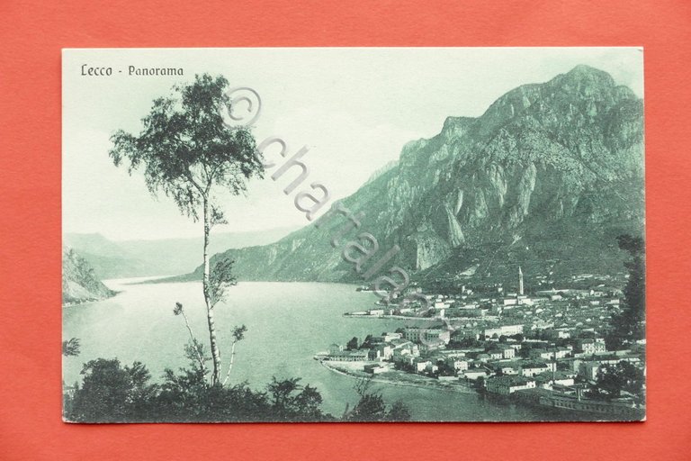 Cartolina Lecco - Panorama - 1920 ca.