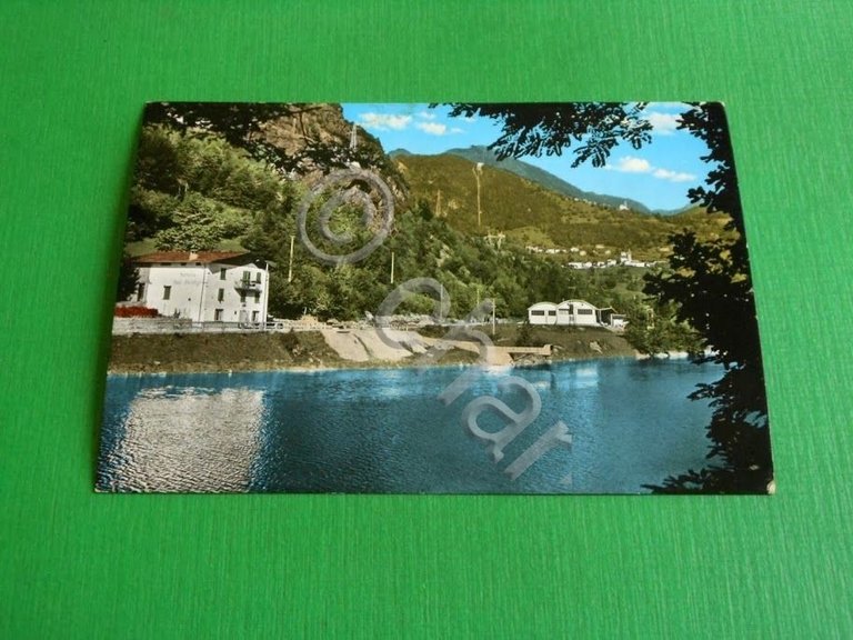 Cartolina Lenna - La diga imbottigliamento Acqua Minerale Stella Alpina …