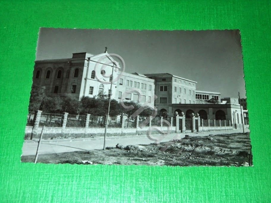 Cartolina Lentini ( Siracusa ) - Orfanotrofio Ing. Manzitto 1955 …