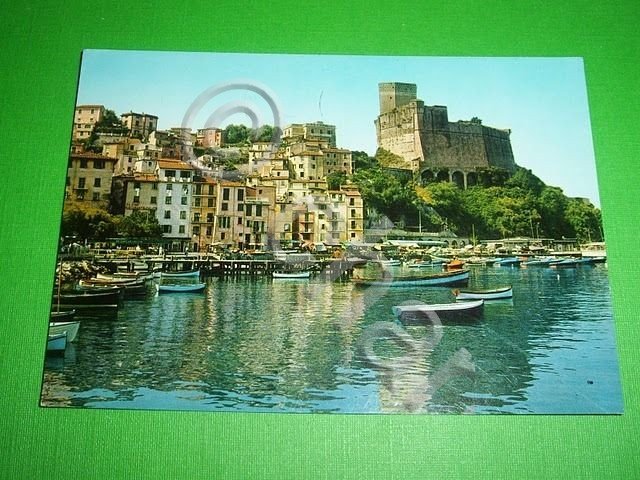 Cartolina Lerici - L' antico castello 1968
