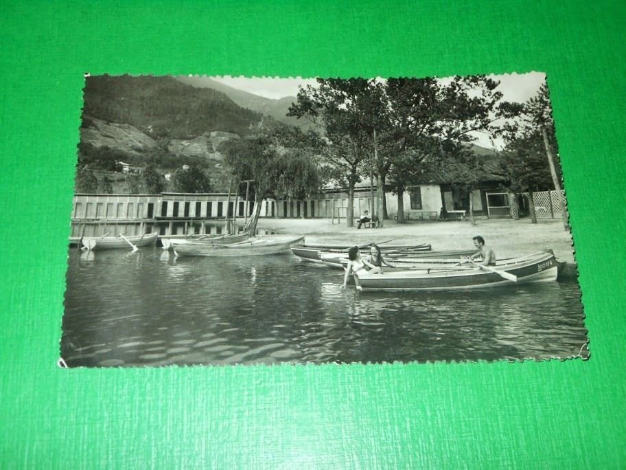 Cartolina Levico ( Trento ) - Lido 1952.