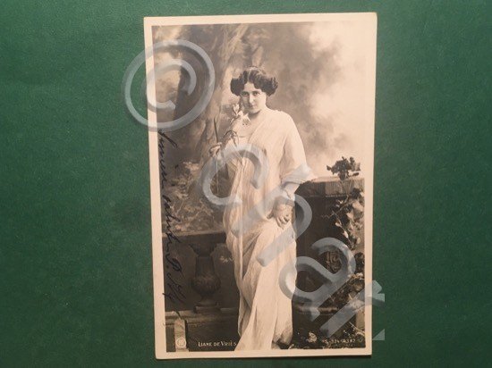 Cartolina Liane de Vries - 1915
