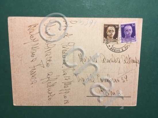 Cartolina Lido di Camaiore - Via Roma - 1954