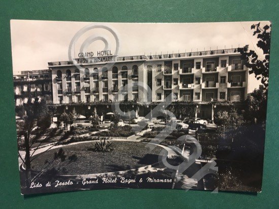 Cartolina Lido Di Jesolo - Grand Hotel Bagni E Miramare …