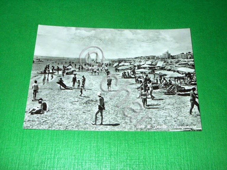 Cartolina Lido di Jesolo - Lungomare 1959
