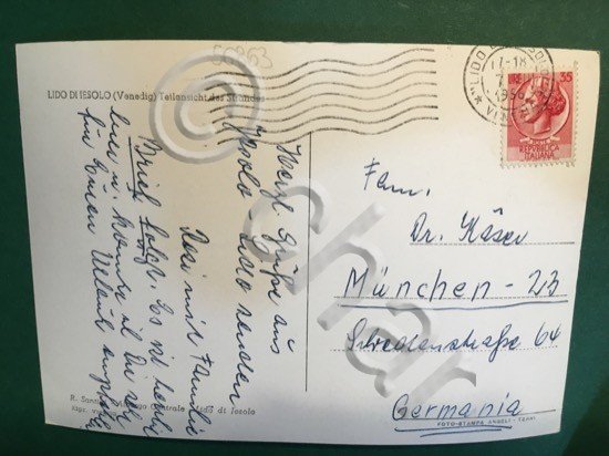 Cartolina Lido Di Jesolo - Veduta Parziale Della Spiaggia - …