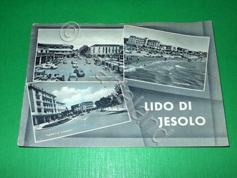 Cartolina Lido di Jesolo - Vedute diverse 1959