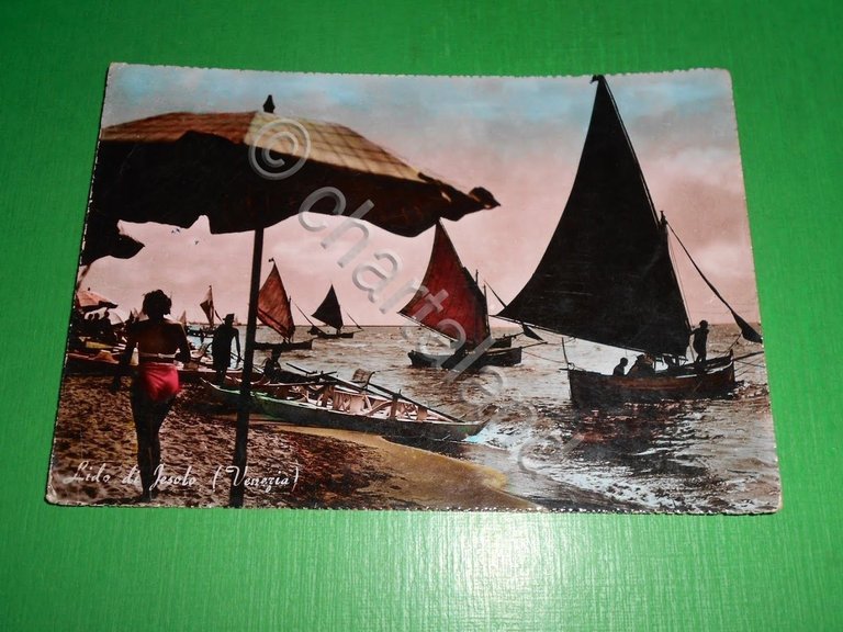 Cartolina Lido di Jesolo ( Venezia ) - Particolare di …