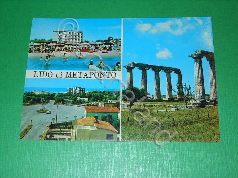 Cartolina Lido di Metaponto ( Matera ) - Vedute diverse …