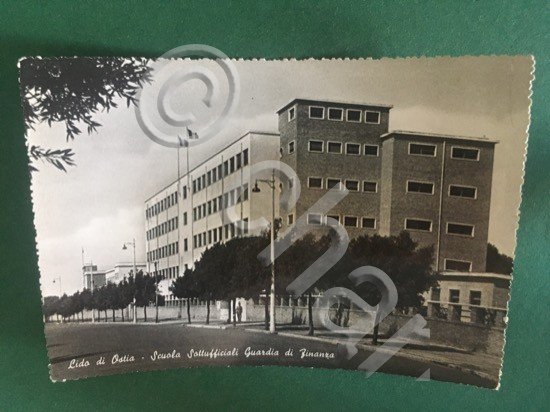 Cartolina Lido Di Ostia - Scuola Sottoufficiali Guardia Di Finanza …