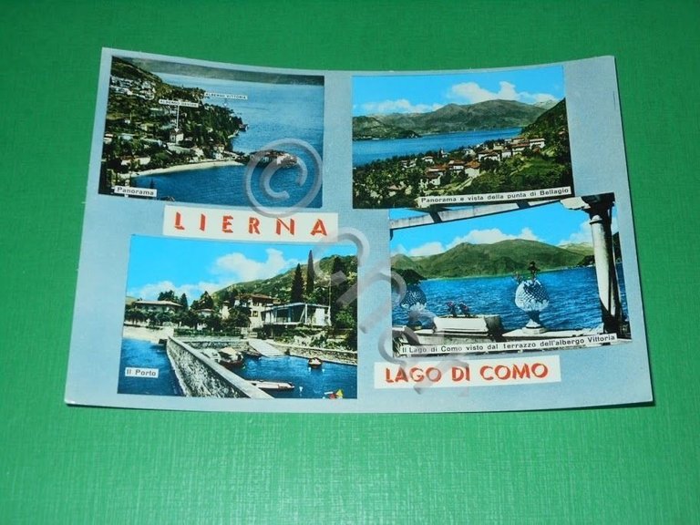 Cartolina Lierna - Lago di Como - Vedute diverse 1969