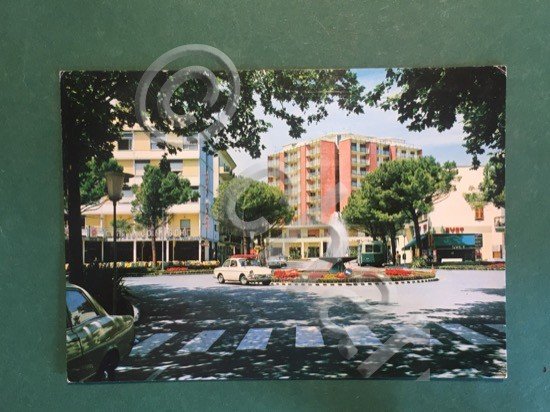 Cartolina Lignano - La Fontana - 1974