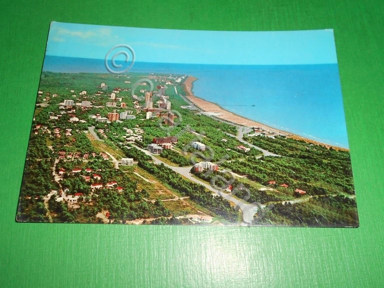 Cartolina Lignano Pineta - Panorama dall' aereo 1969