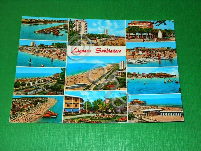 Cartolina Lignano Sabbiadoro - Vedute diverse 1965