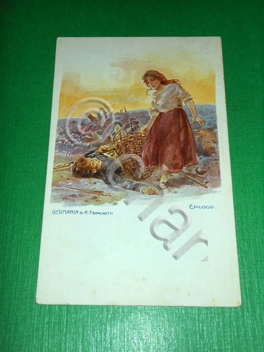 Cartolina Lirica Opera A. Franchetti - GERMANIA - Epilogo 1900 …