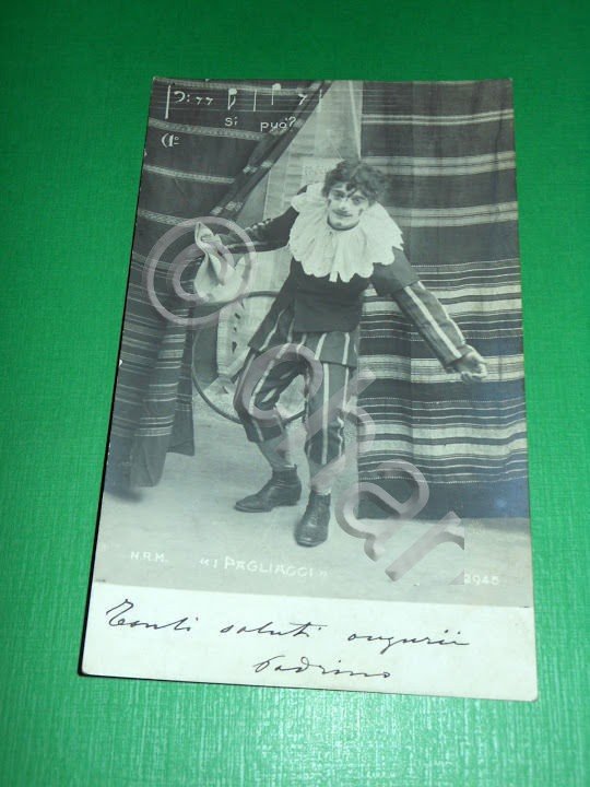 Cartolina Lirica Opera R. Leoncavallo - Pagliacci 1904 ( n. …