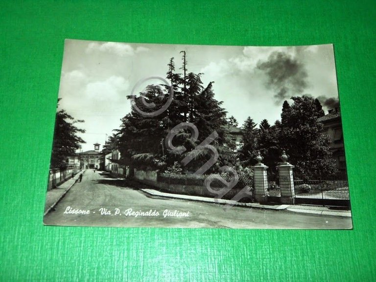 Cartolina Lissone - Via P. Reginaldo Giuliani 1954 | Immagine Gallery 2