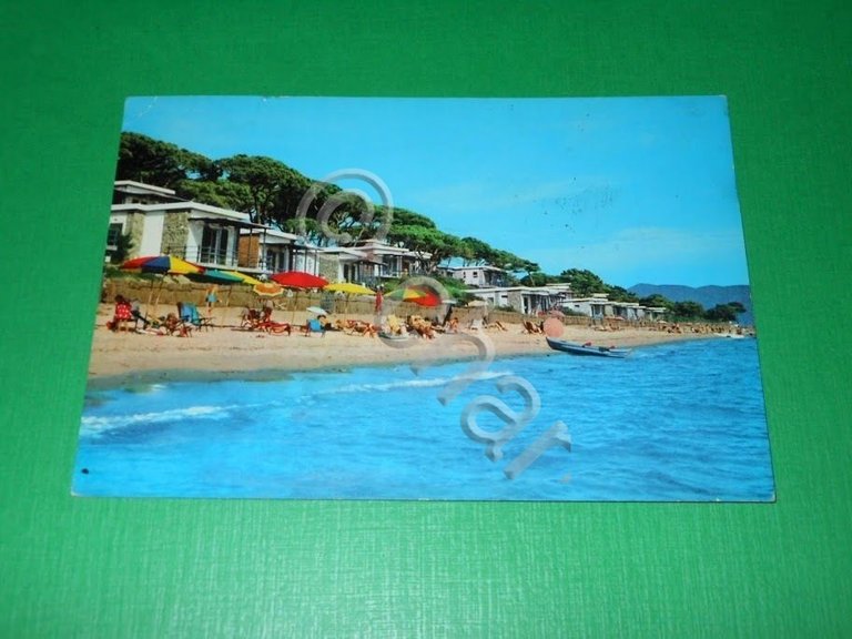 Cartolina Littoranea Follonica Piombino - Pratoranieri - Golfo del Sole …