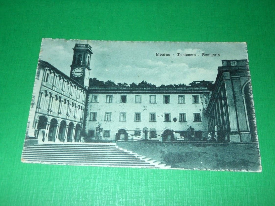 Cartolina Livorno - Montenero - Santuario 1920 ca.