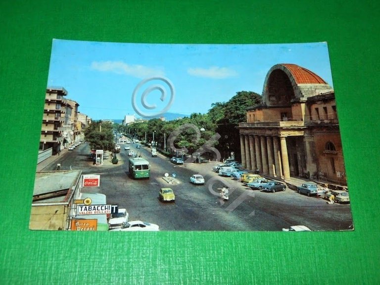 Cartolina Livorno - Piazza del Cisternone e Viale Carducci 1960 …