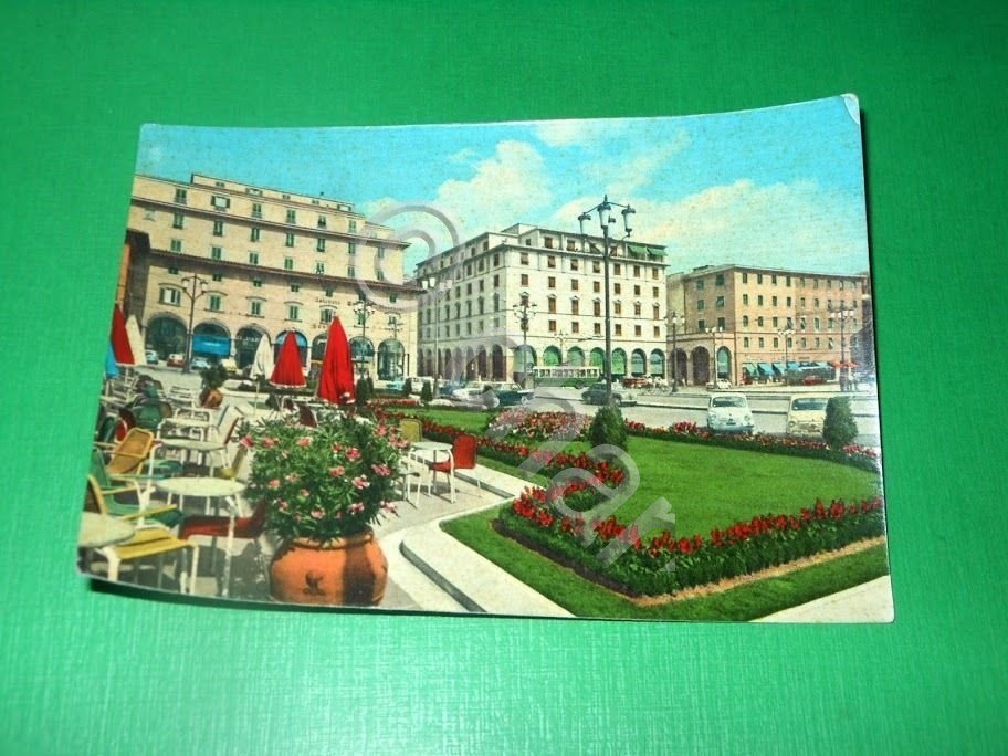 Cartolina Livorno - Piazza Grande 1964 ca.