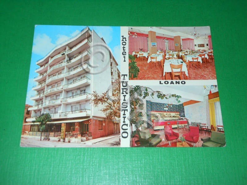 Cartolina Loano - Hotel Turistico ( Via Aurelia ) 1974.
