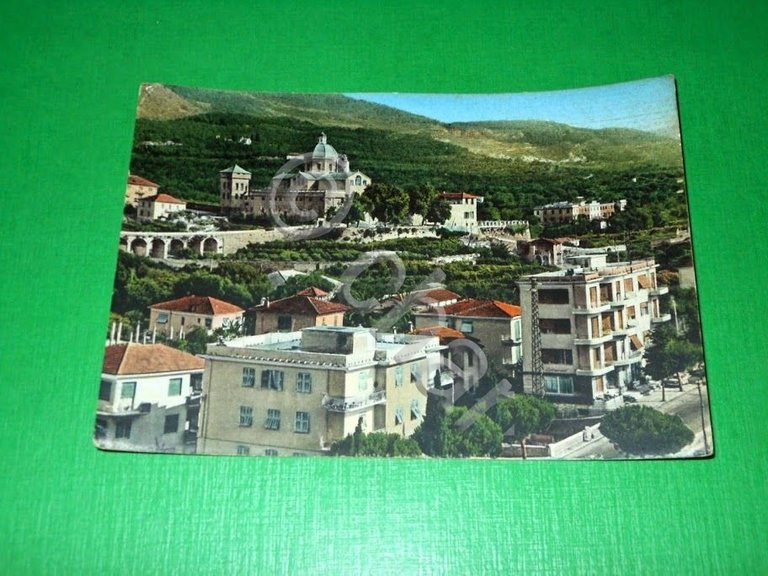 Cartolina Loano - Monte Carmelo 1957
