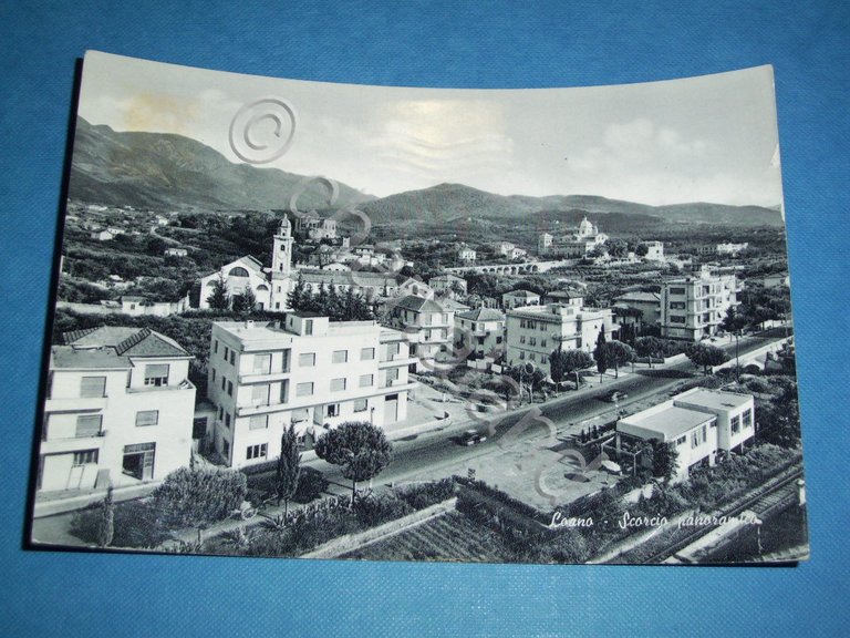 Cartolina Loano - Scorcio panoramico 1962