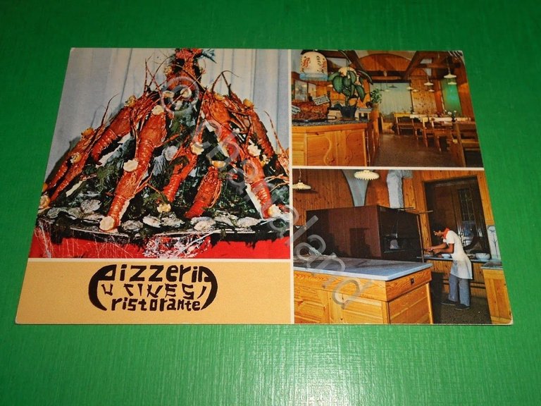 Cartolina Locri ( Reggio Calabria ) - Pizzeria "U Cinesi" …