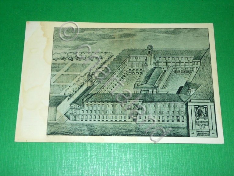 Cartolina Lodi - Seminario Vescovile 1939
