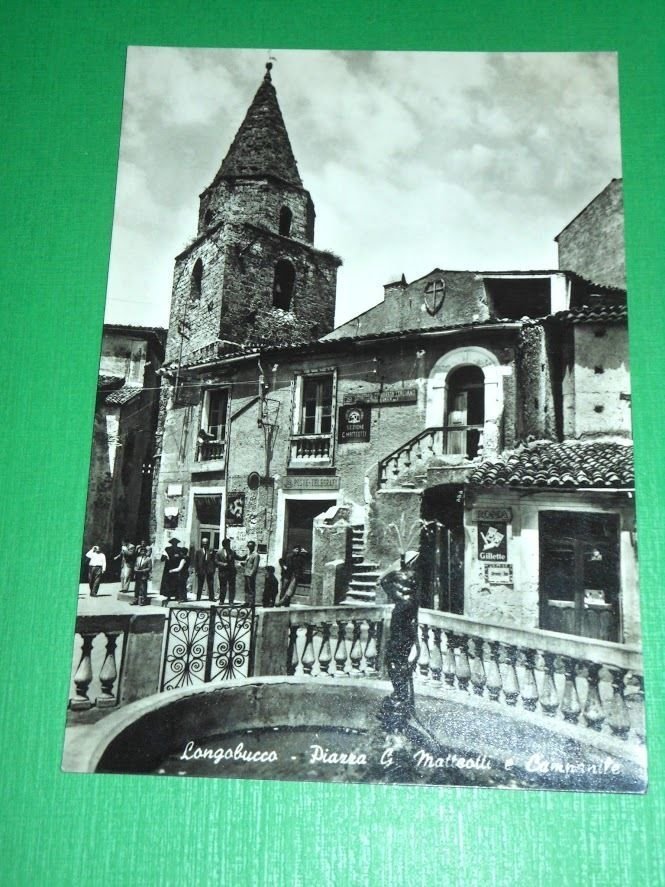 Cartolina Longobucco ( Cosenza ) - Piazza G. Matteotti e …